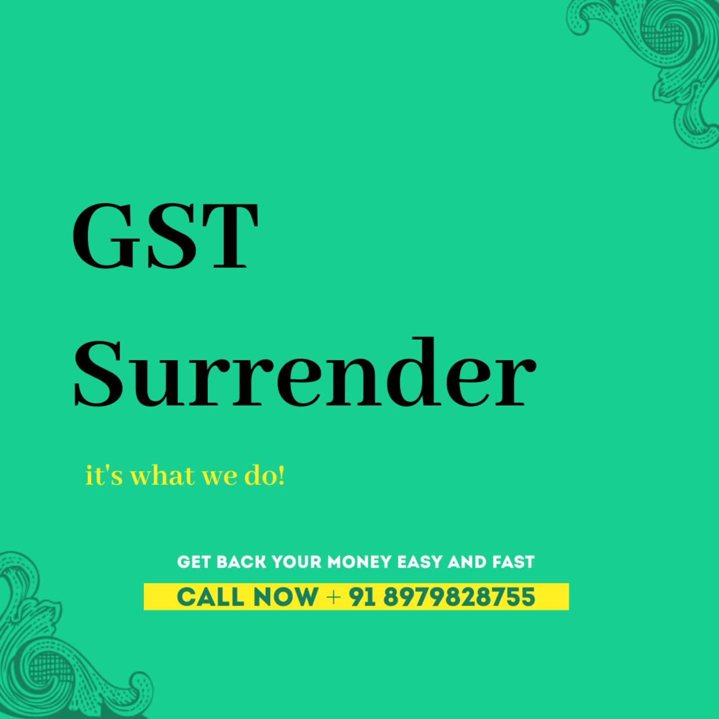 GST Surrender 