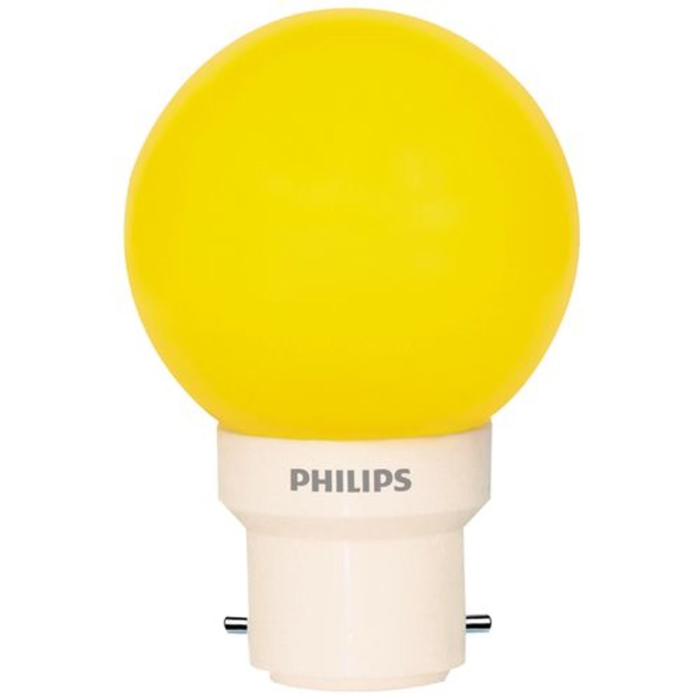 Philips LED Bulb - 0.5-Watt, Yellow, Deco Mini Base B22, 1 pc