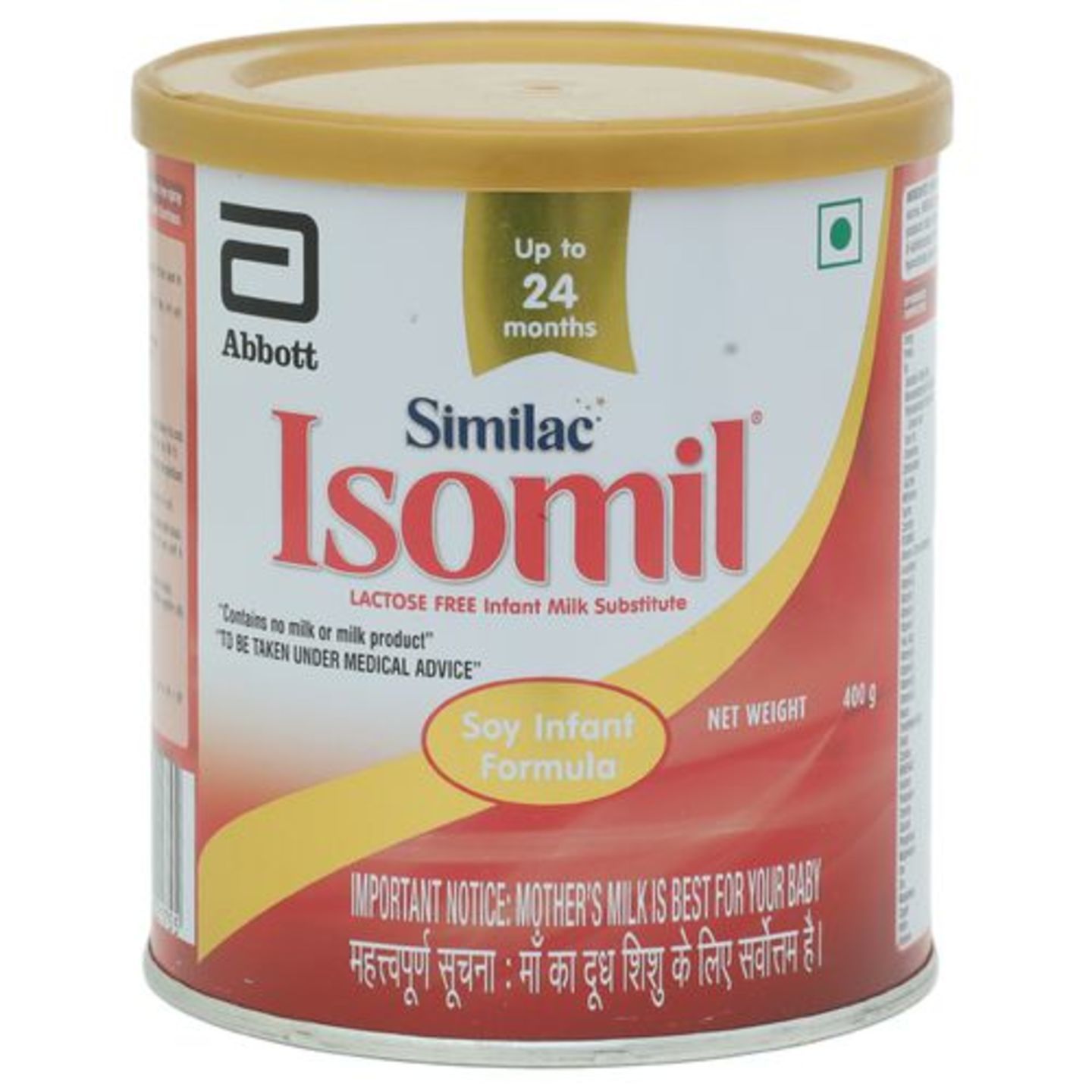 Similac Isomil Soy Infant Formula - Upto 24 months, 400 g
