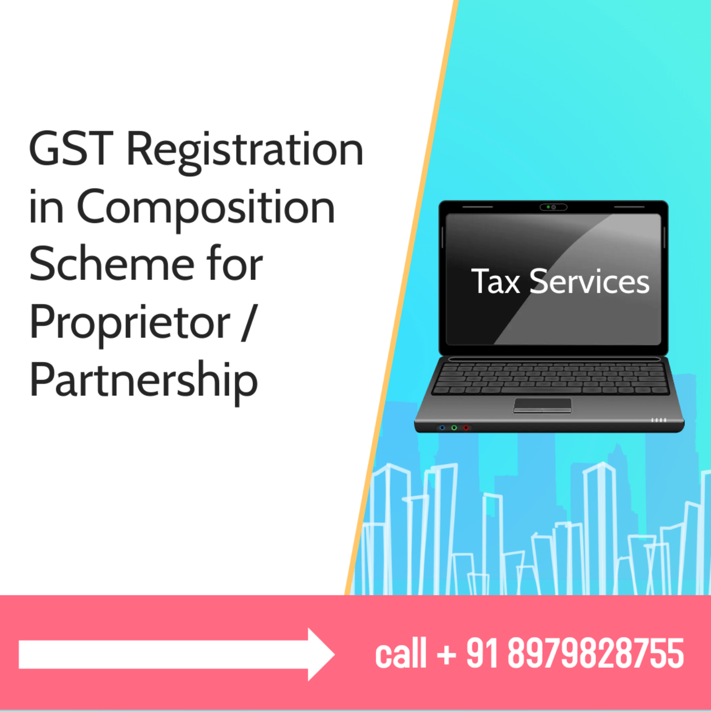GST Registration in Composition Scheme for Proprietor / Partnership