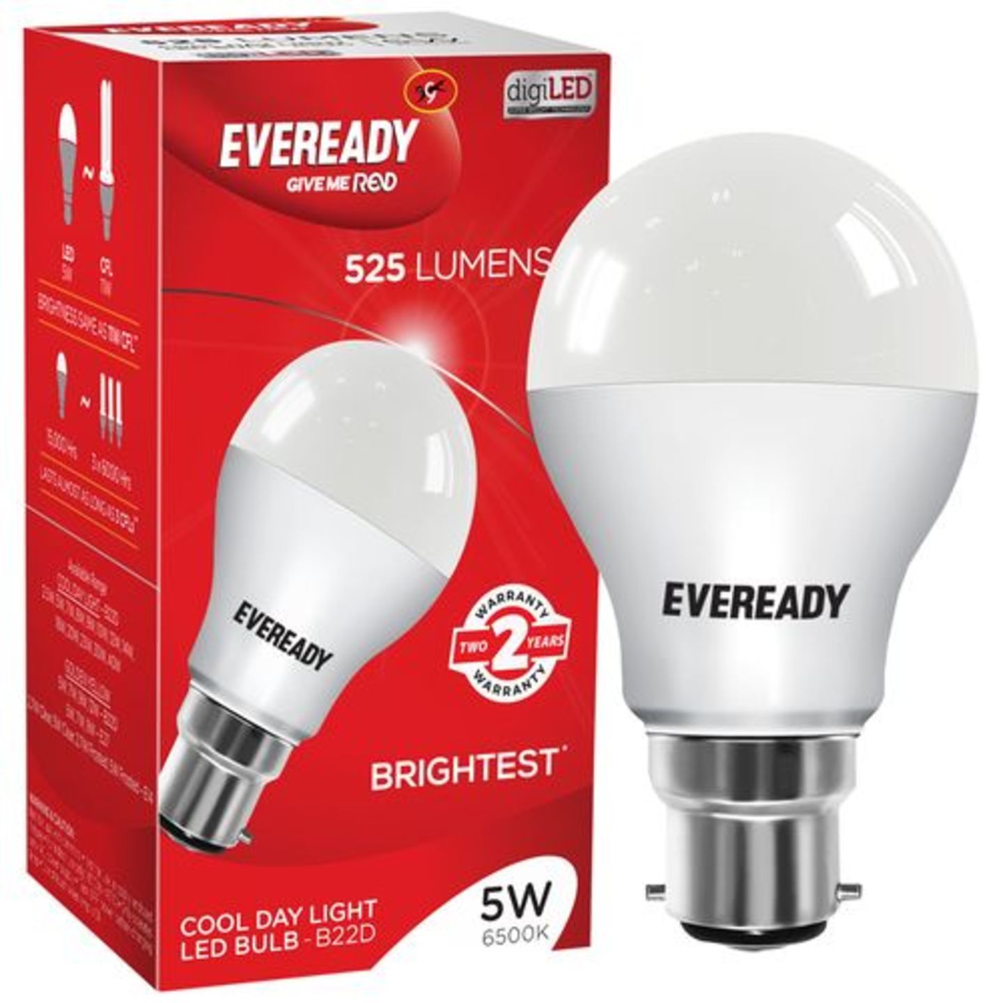 Eveready LED Bulb - 5 Watt, 1 pc