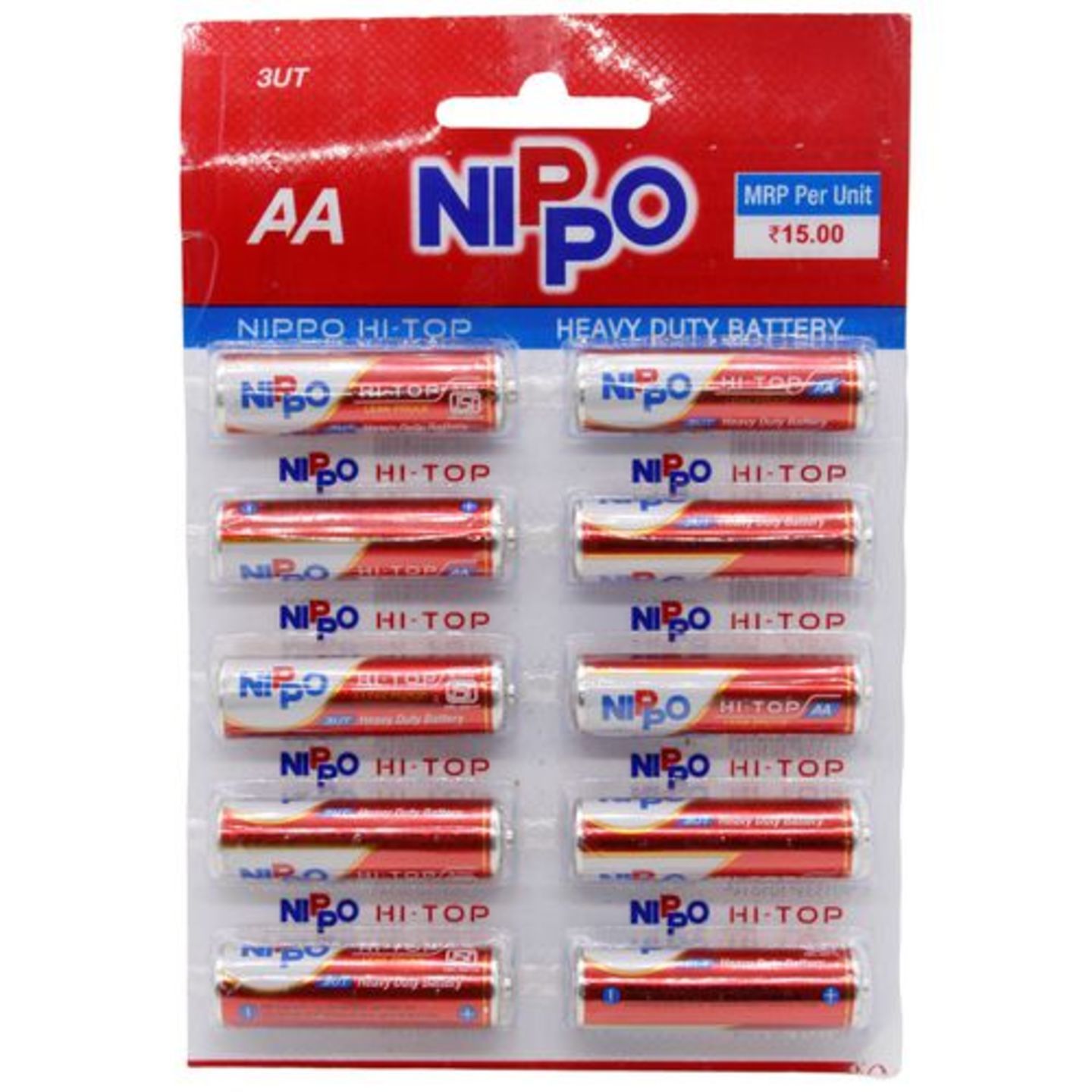 Nippo Battery - AA, 3UT, Hi-Top, 10 pcs