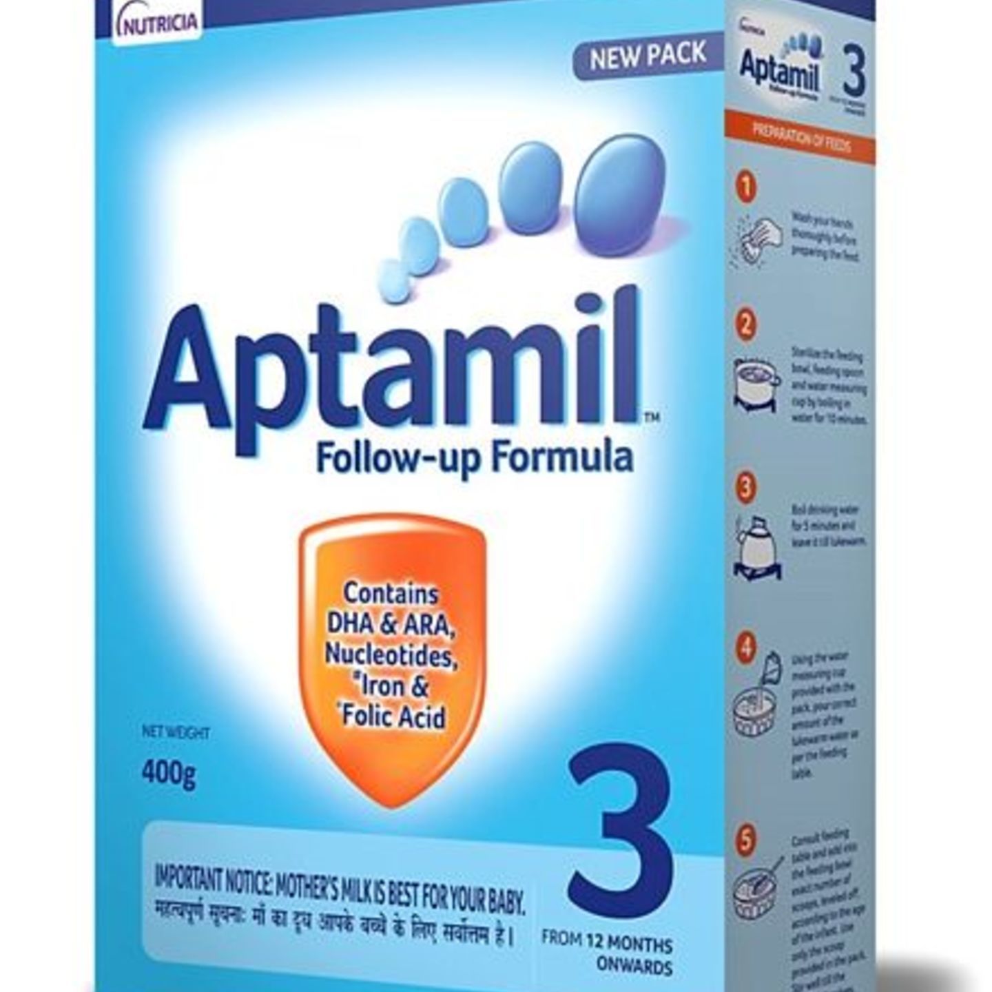 Aptamil 3 - 400 gm Bib