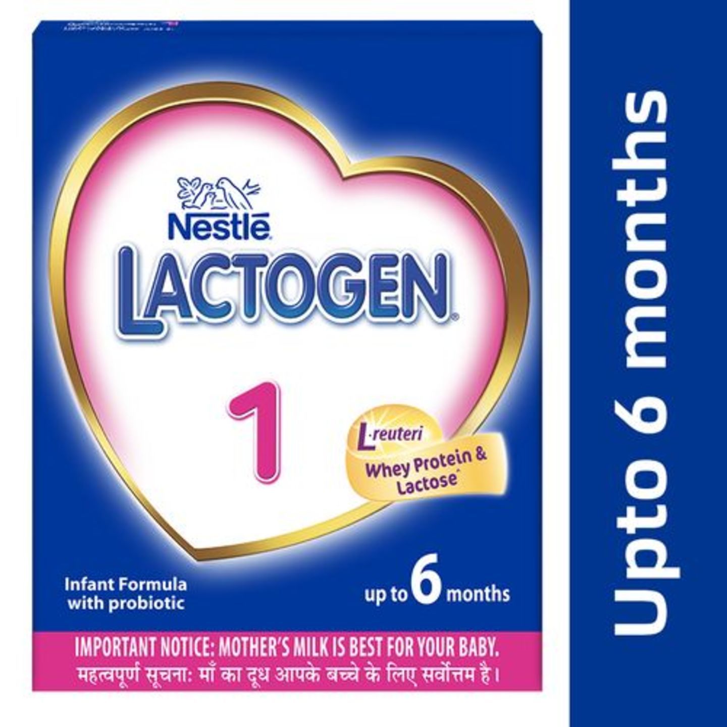 Nestle Lactogen 1 Infant Formula Powder - Upto 6 months, Stage 1, 400 g Bag-In-Box