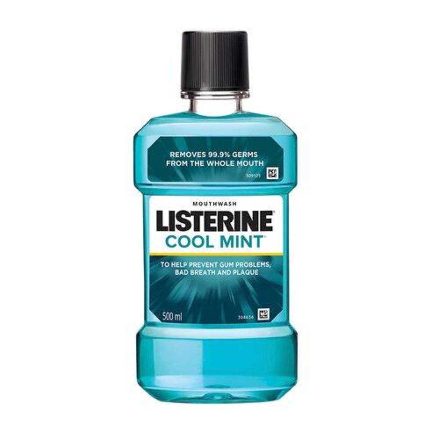 Listerine Mouthwash - Cool Mint, 500 ml Bottle