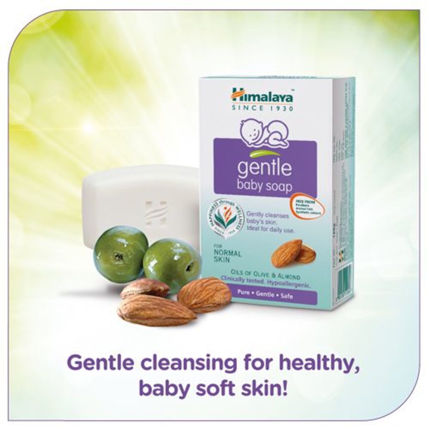Himalaya Gentle Baby Soap, 75 g