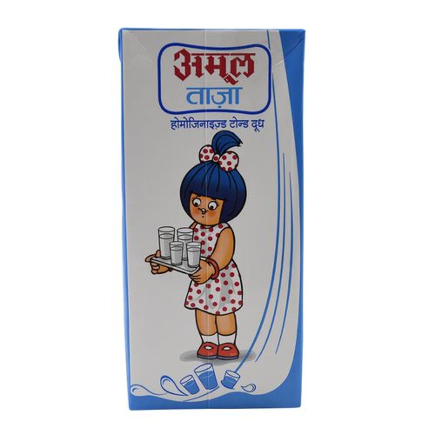 Amul Taaza Toned Milk, 1 L Carton