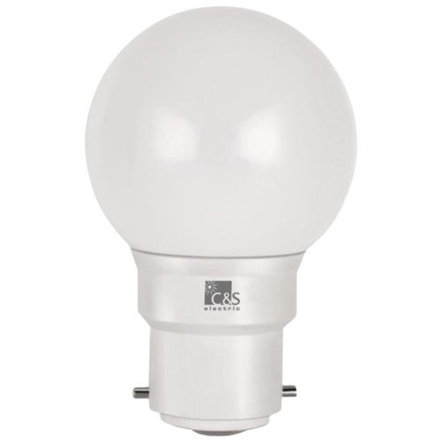 C&S Electric LED Bulb - 0.5 Watt, White, B22, 1 pc