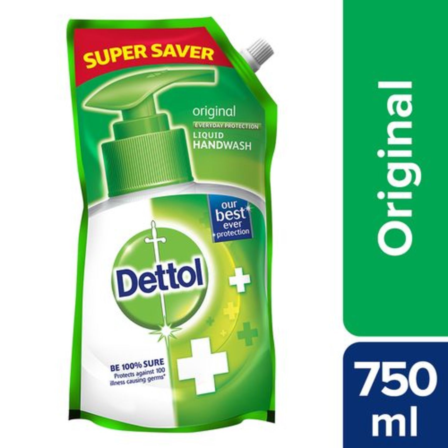 Dettol Original Hand Wash Liquid Refill, 750 ml