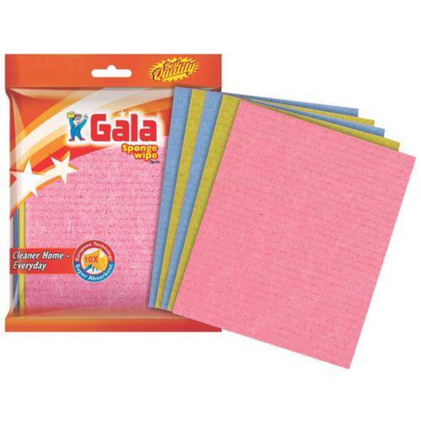 Gala Scrubber - Sponge Wipes, 5 pcs