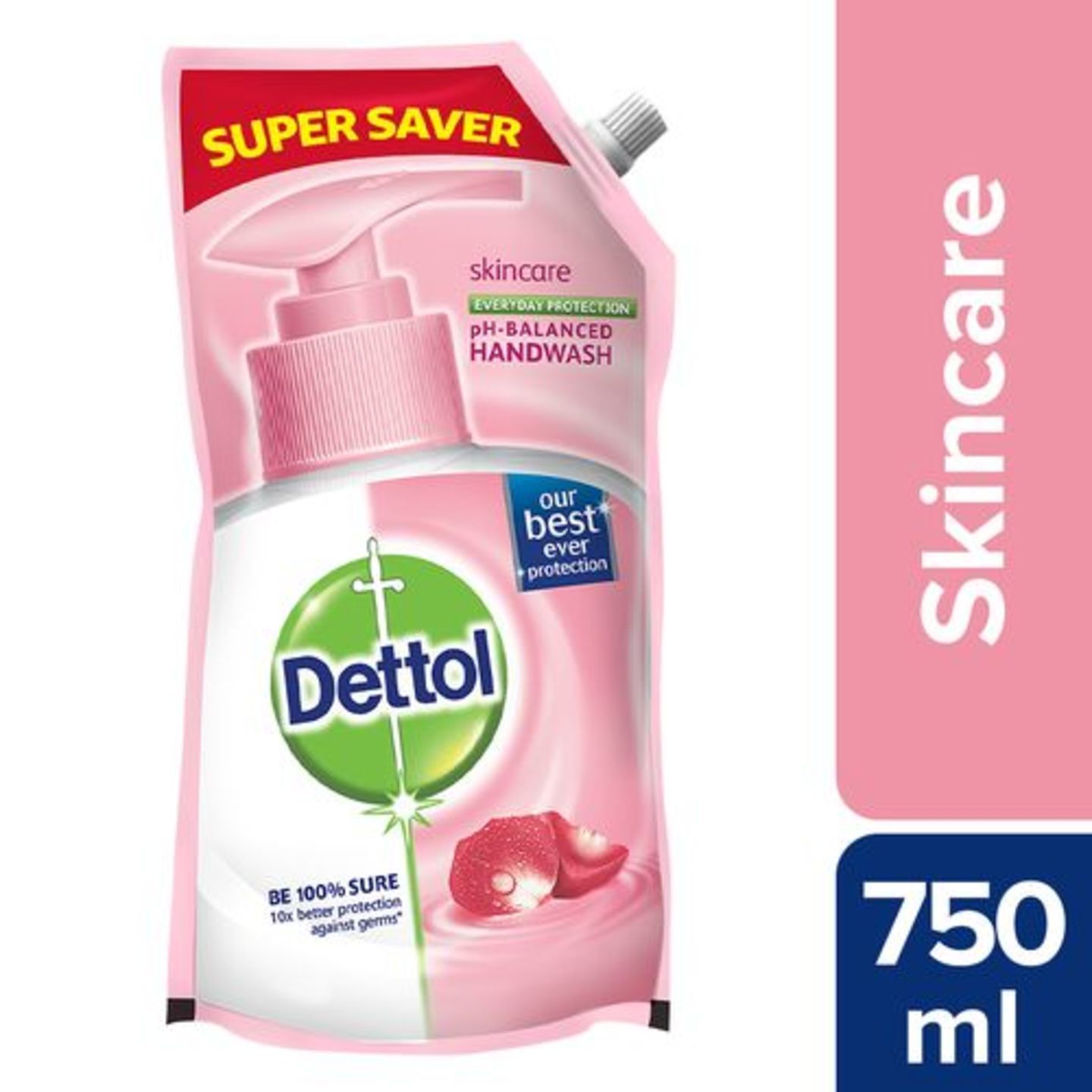 Dettol Hand Wash Liquid Refill - Skincare, 750 ml Pouch