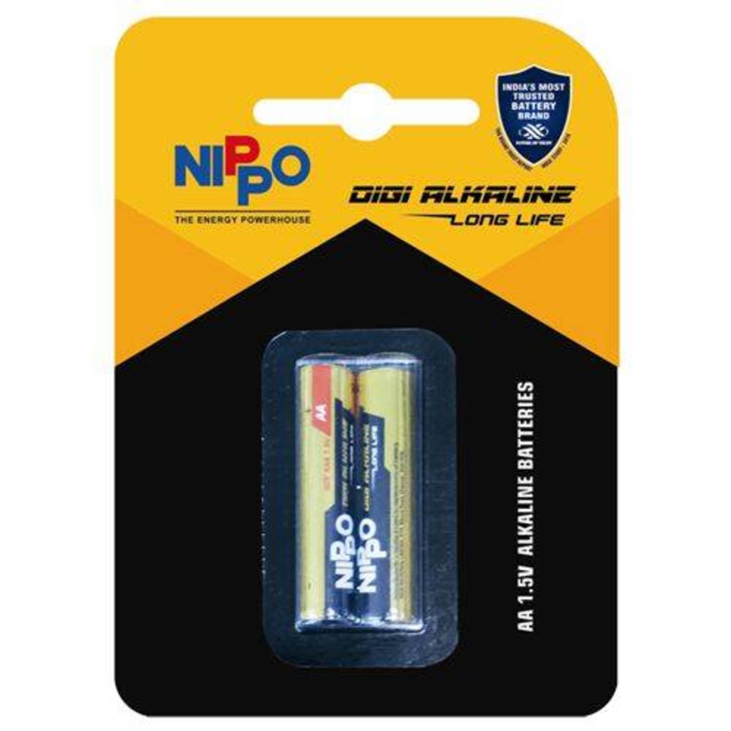 Nippo Batteries - AA, Alkaline, 2 pcs