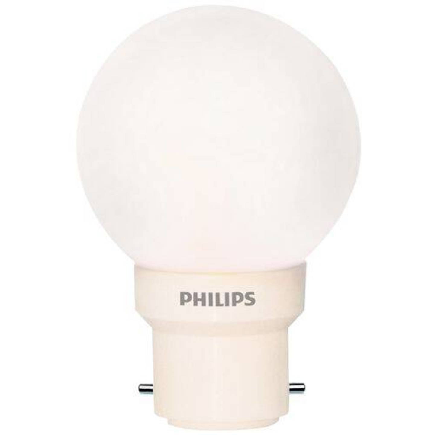 Philips LED Bulb - 0.5 Watt, White, Deco Mini Base B22, 1 pc