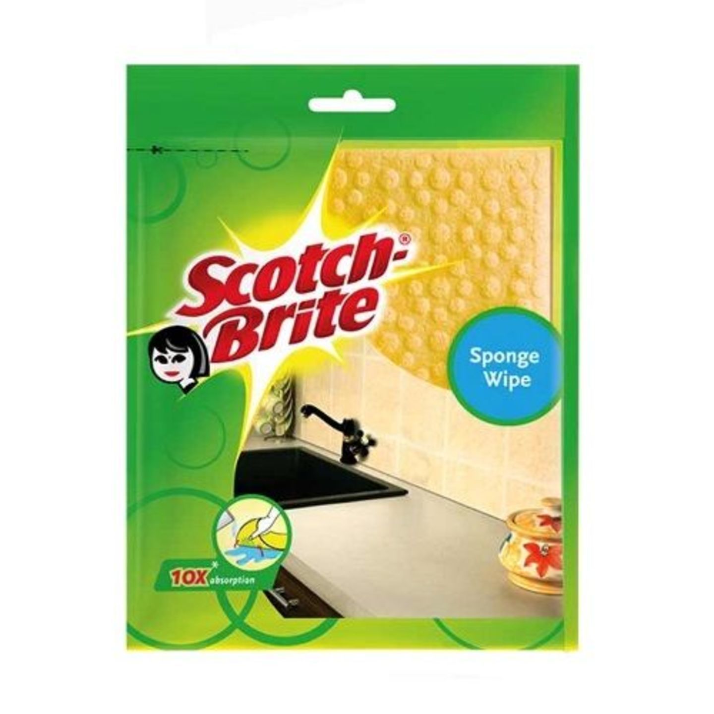 Scotch brite Sponge Wipe Large, 1 pc