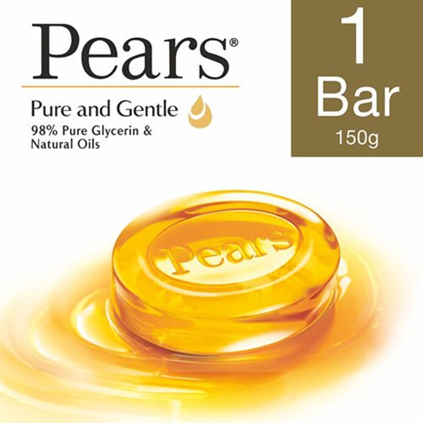 Pears Soap Bar - Pure & Gentle, 125 g