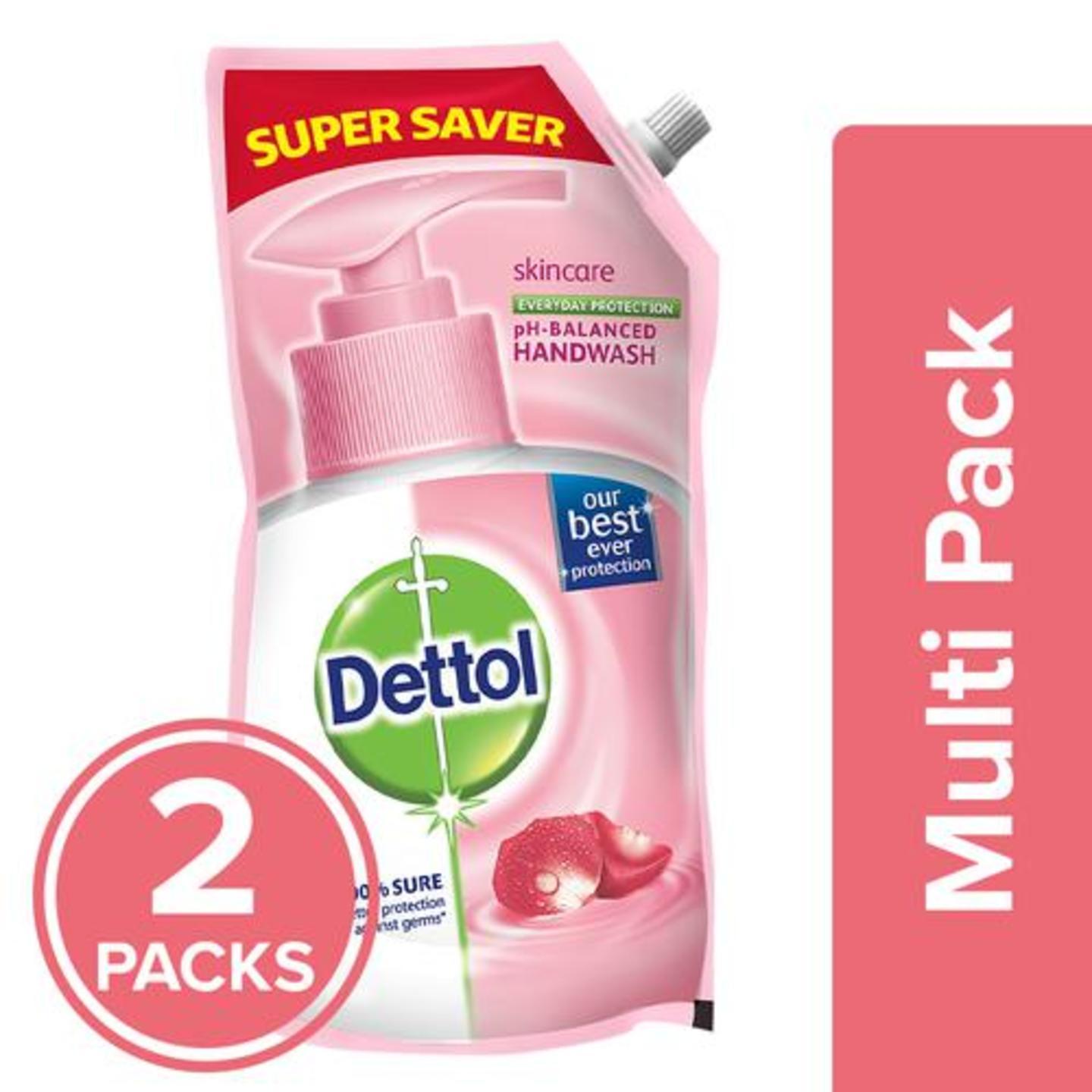 Dettol Handwash - Skin Care, 2x750 ml Multipac