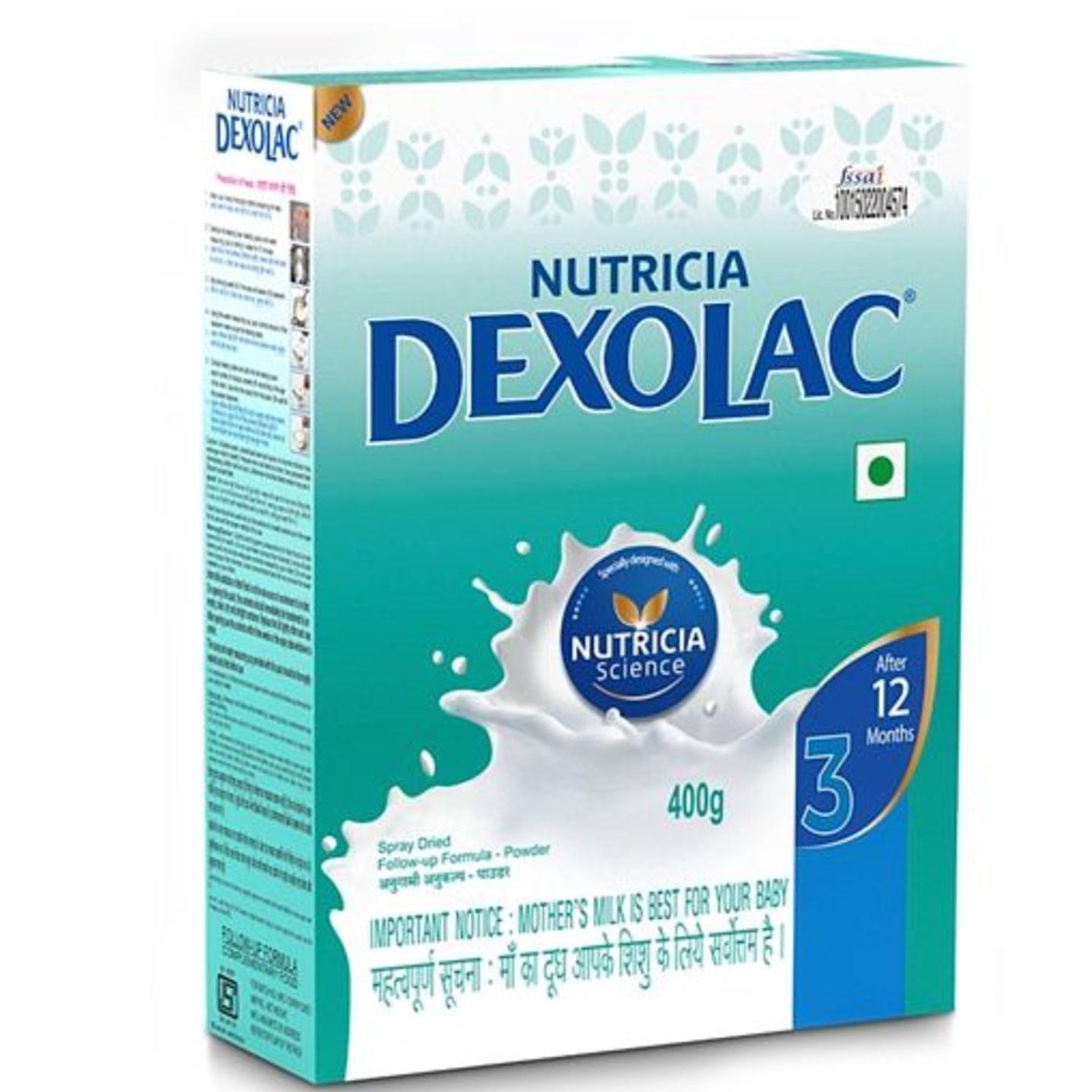 Dexolac Stage 3 Follow Up Infant Formula - 400 gm