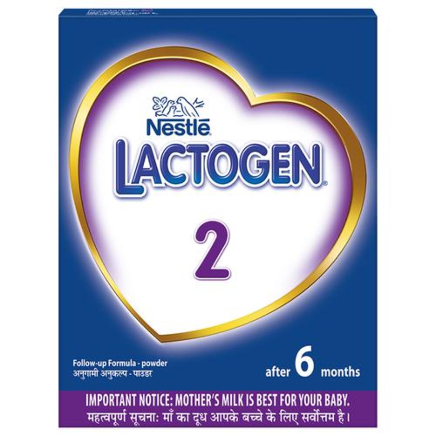 Nestle Lactogen 2 Follow-Up Formula Powder - After 6 months, Stage 2, 400g BIB Pack, 400 g MRP: Rs 320 (Inclusive of all taxes)