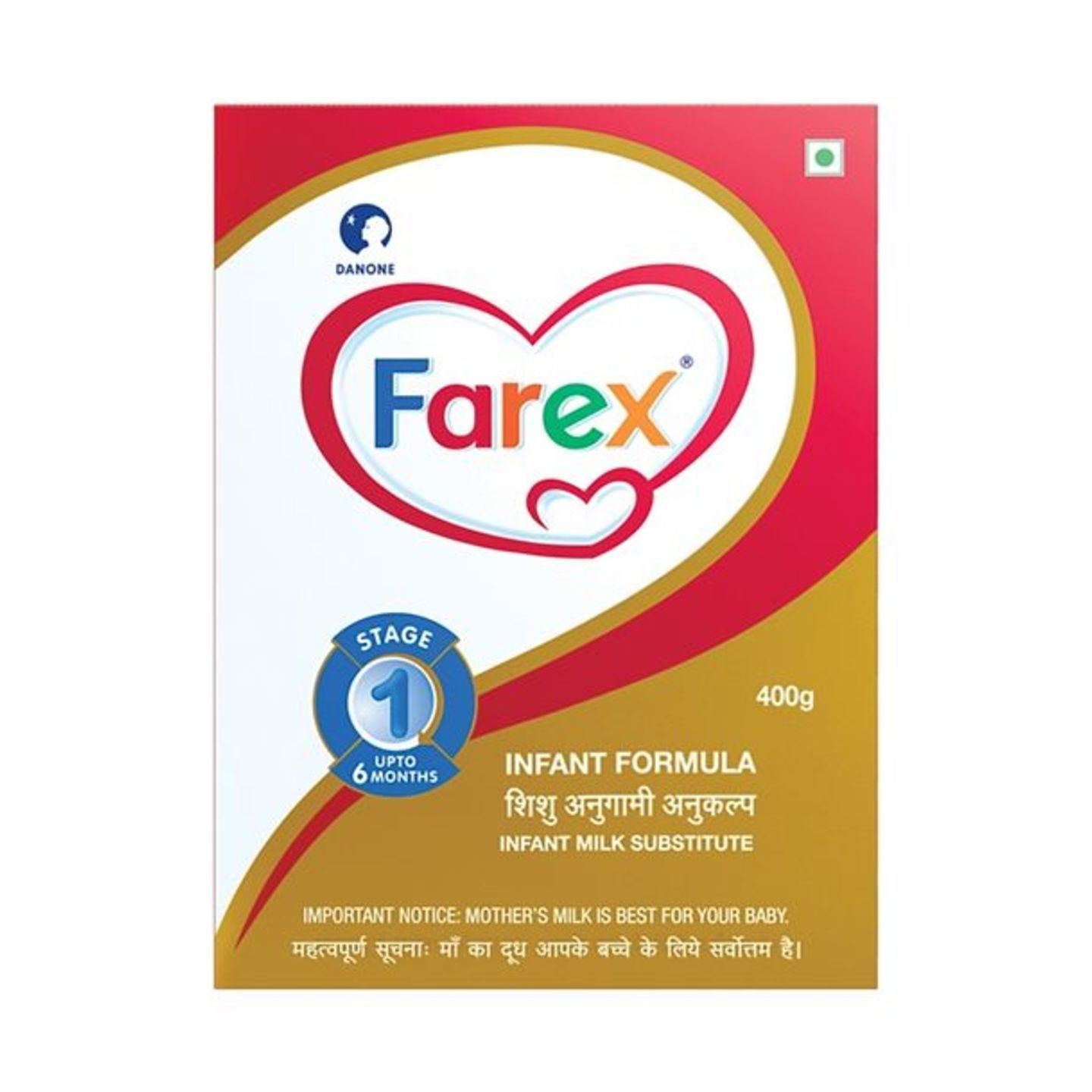Farex Stage 1 Infant Formula - 400 gm Refill Pack