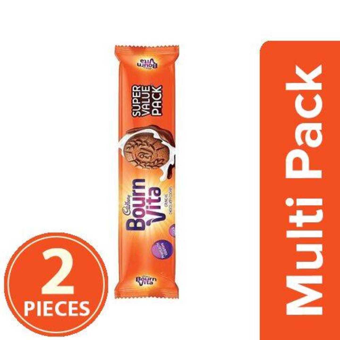 Bournvita Pro Health Chocolate Cookies, 2x120 g