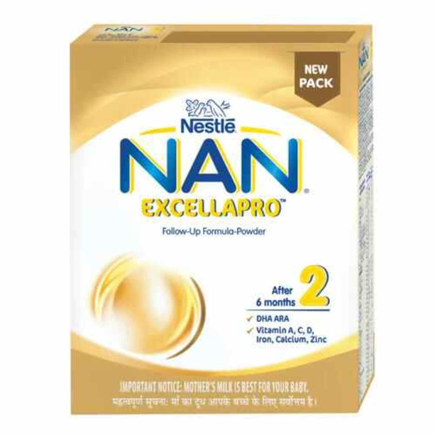 Nestle Nan Excella Pro 2 - Follow-Up Formula Powder, After 6 Months, 400 g