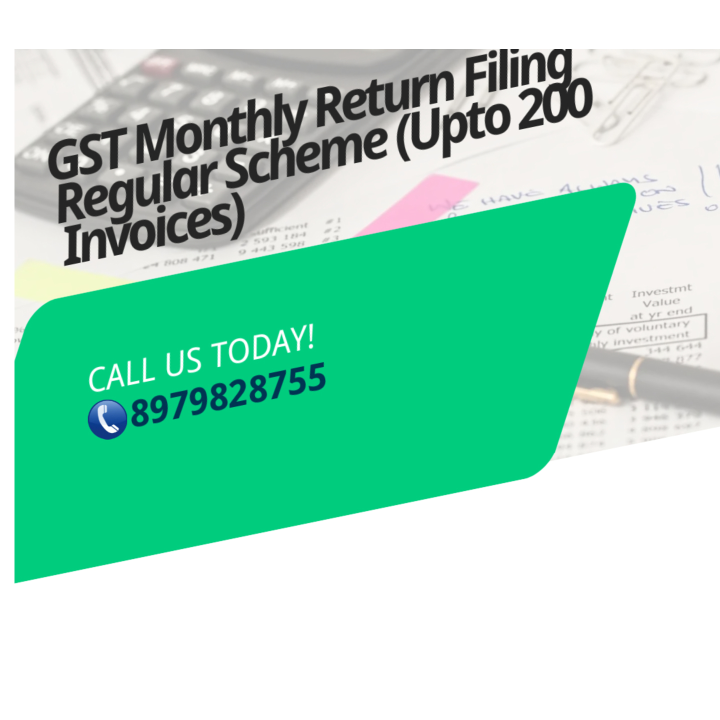 GST Monthly Return Filing Regular Scheme Upto 200 Invoices