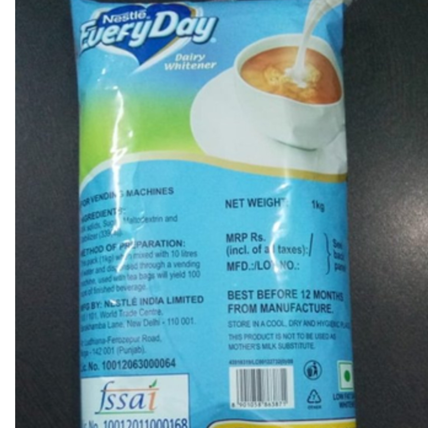 Everyday Milk and Everyday Milk With Out Suga 490/kg