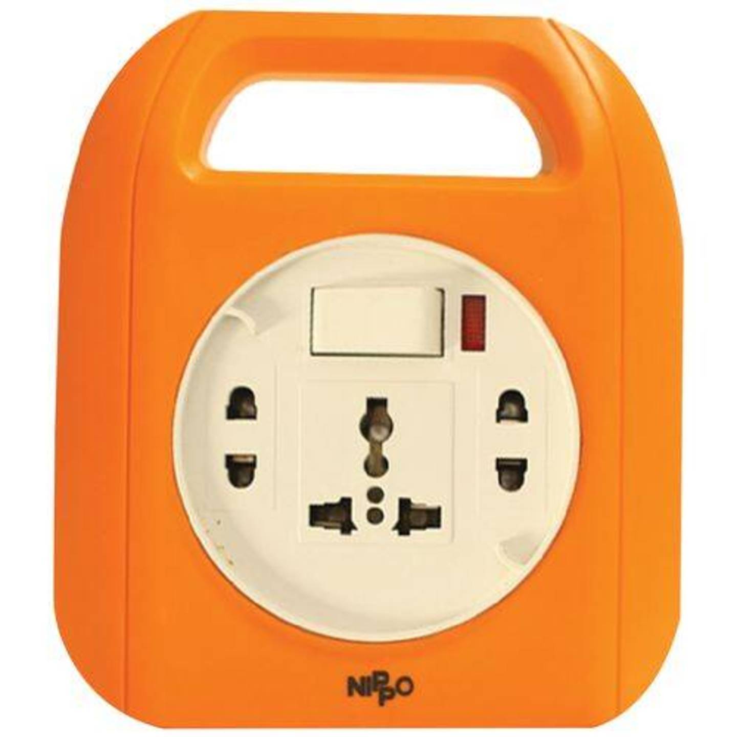  Nippo 2 Pin Extension - Flex Box With 8 Mtr Wire, 1 pc