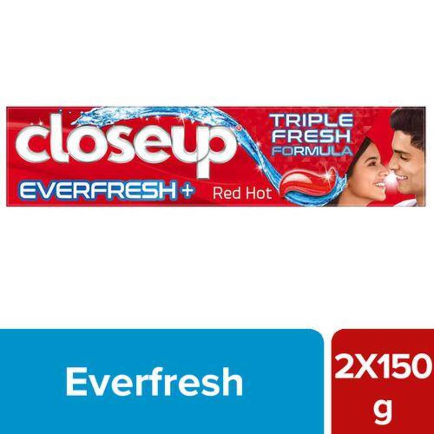 Close Up Everfresh+ Anti-Germ Gel Toothpaste - Red Hot, 150 g (Pack of 2) Save Rs. 20