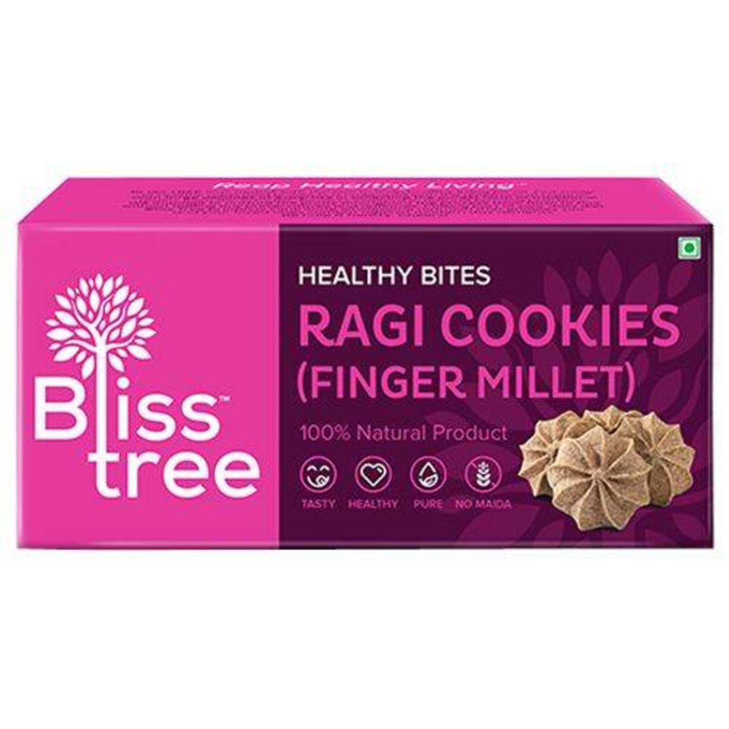 Bliss Tree Cookies - Finger Millet, 75 g