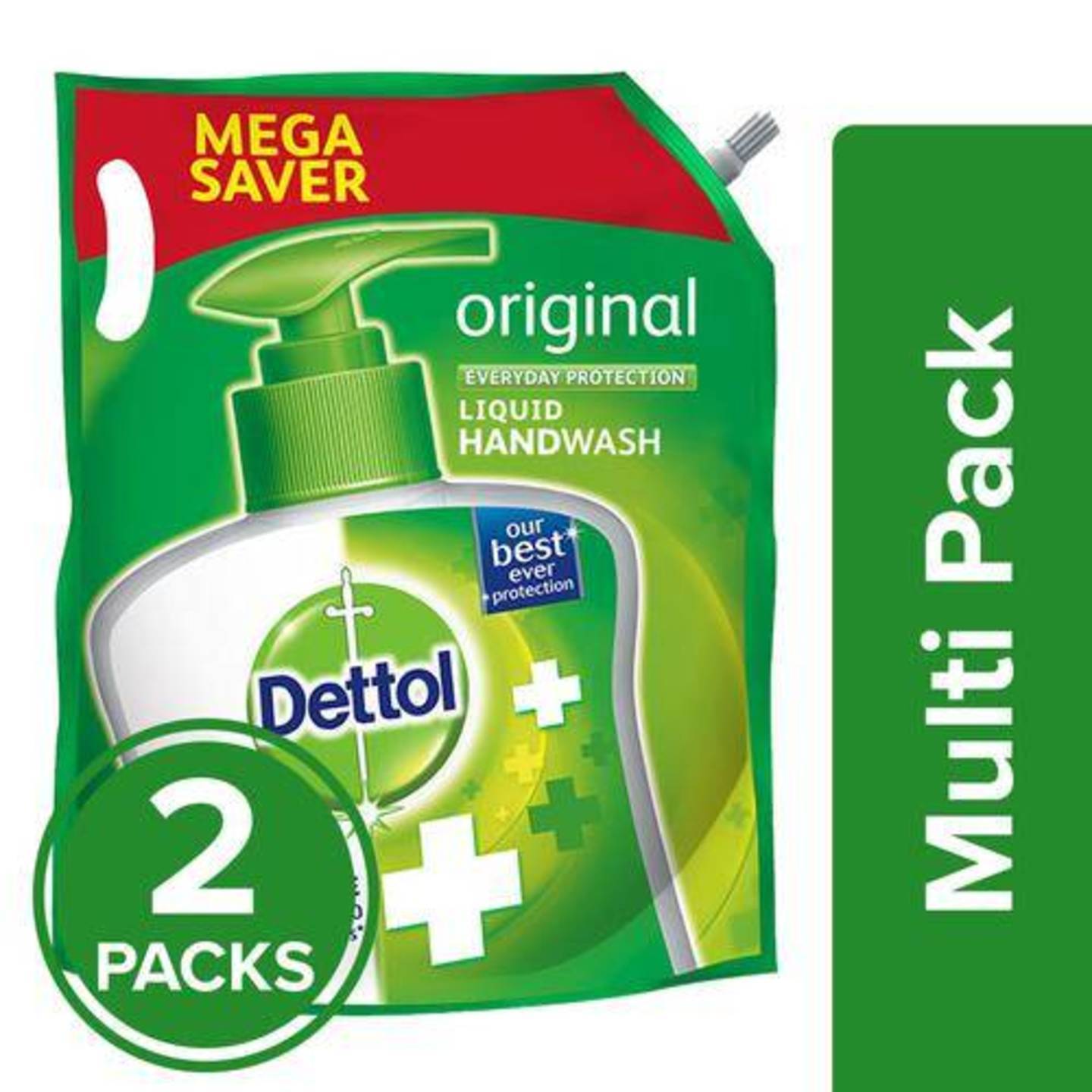 Dettol Liquid Handwash - Original, 2x1.5 L Multipack