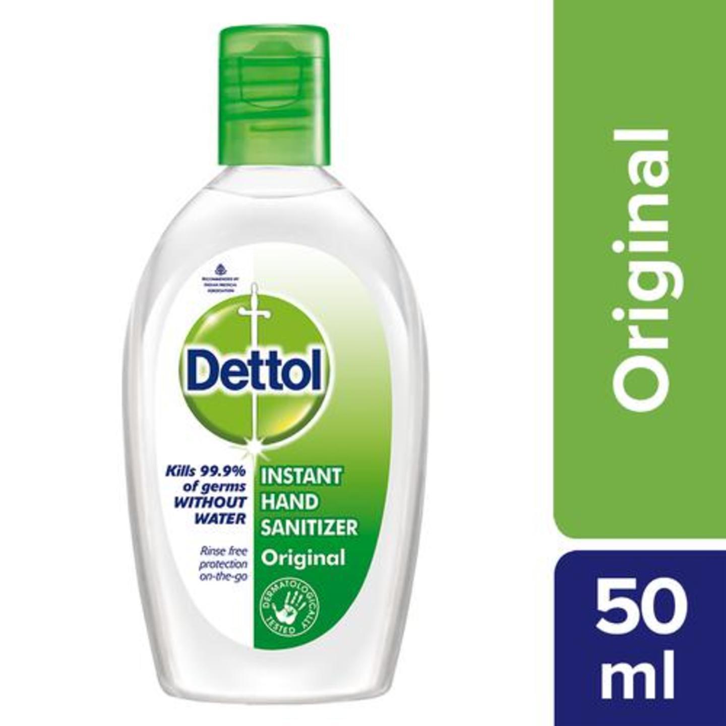 Dettol Sanitizer - Original Germ Protection, 50 ml
