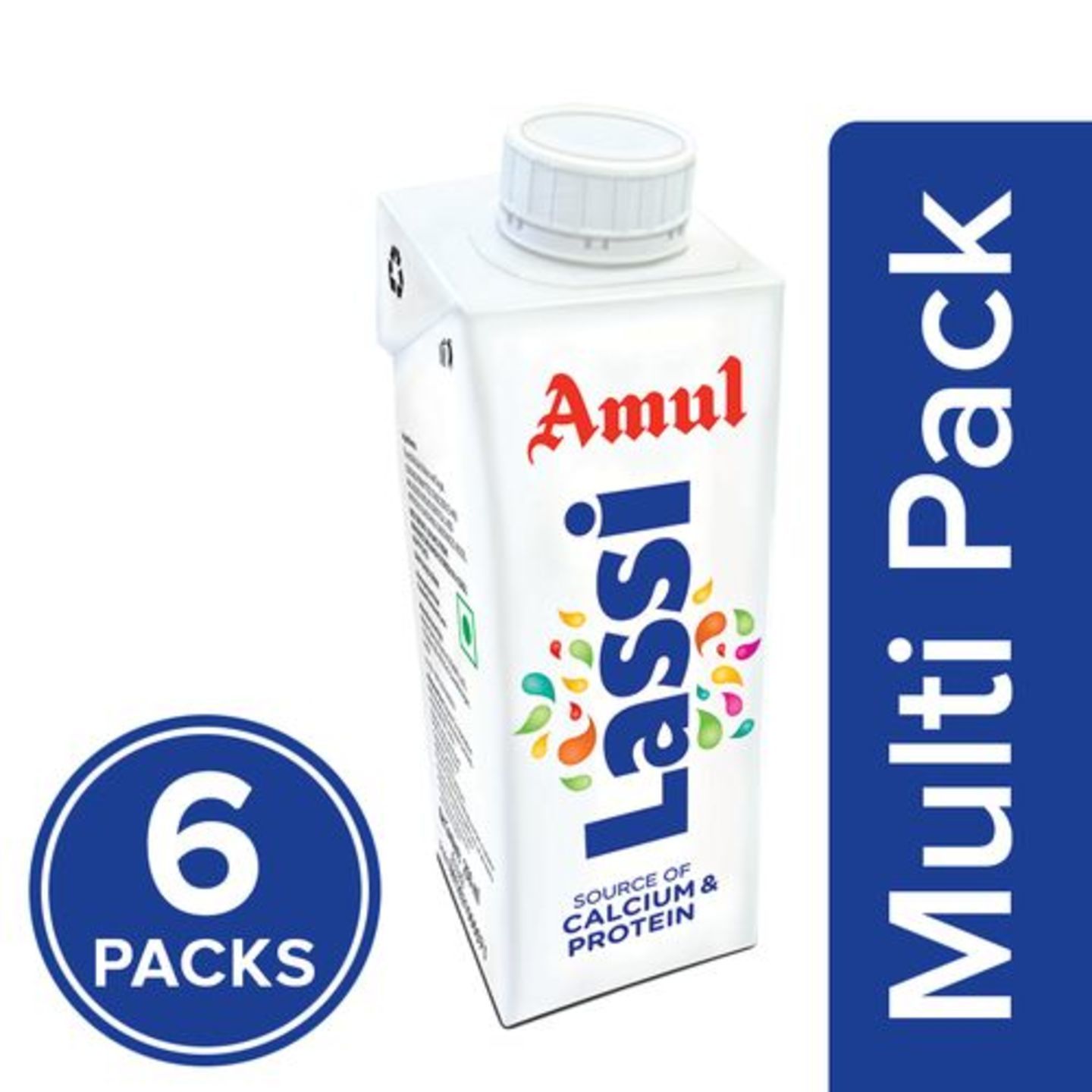 Amul Lassi, 6x250 ml Multipack