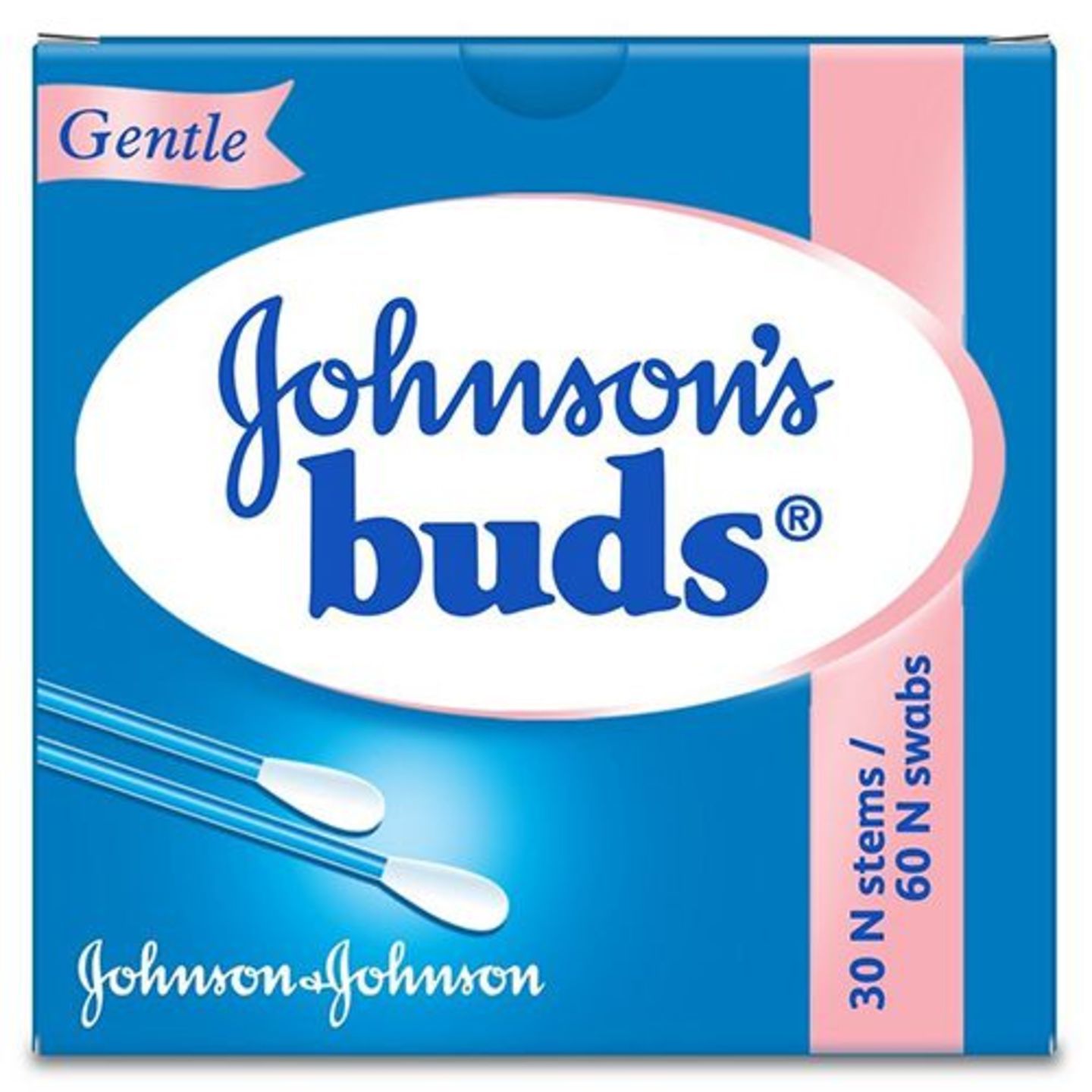 Johnson & Johnson Buds, 30 stems/60 swabs