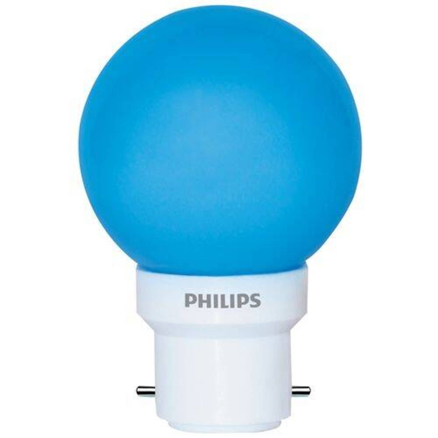  Philips LED Bulb - 0.5-Watt, Blue, Deco Mini Base B22, 1 pc