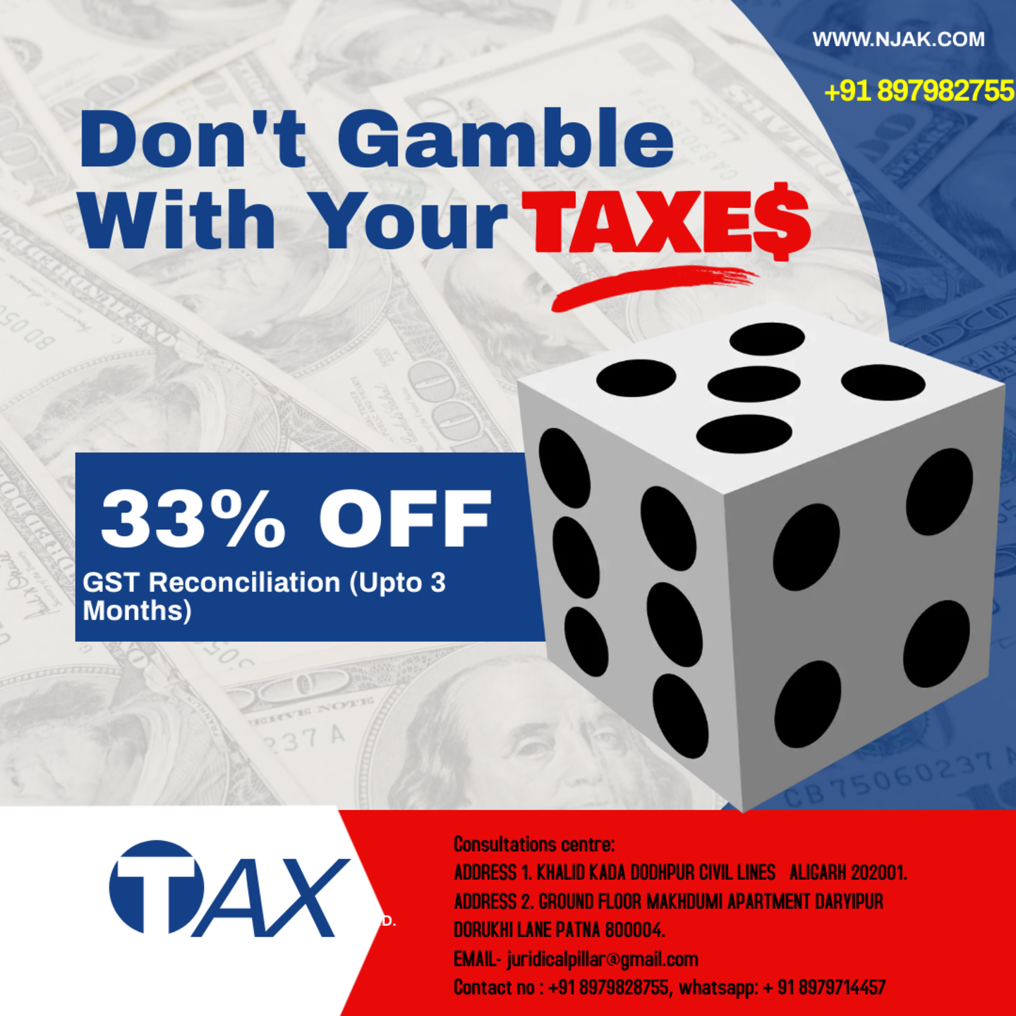 GST Reconciliation (Upto 3 Months)
