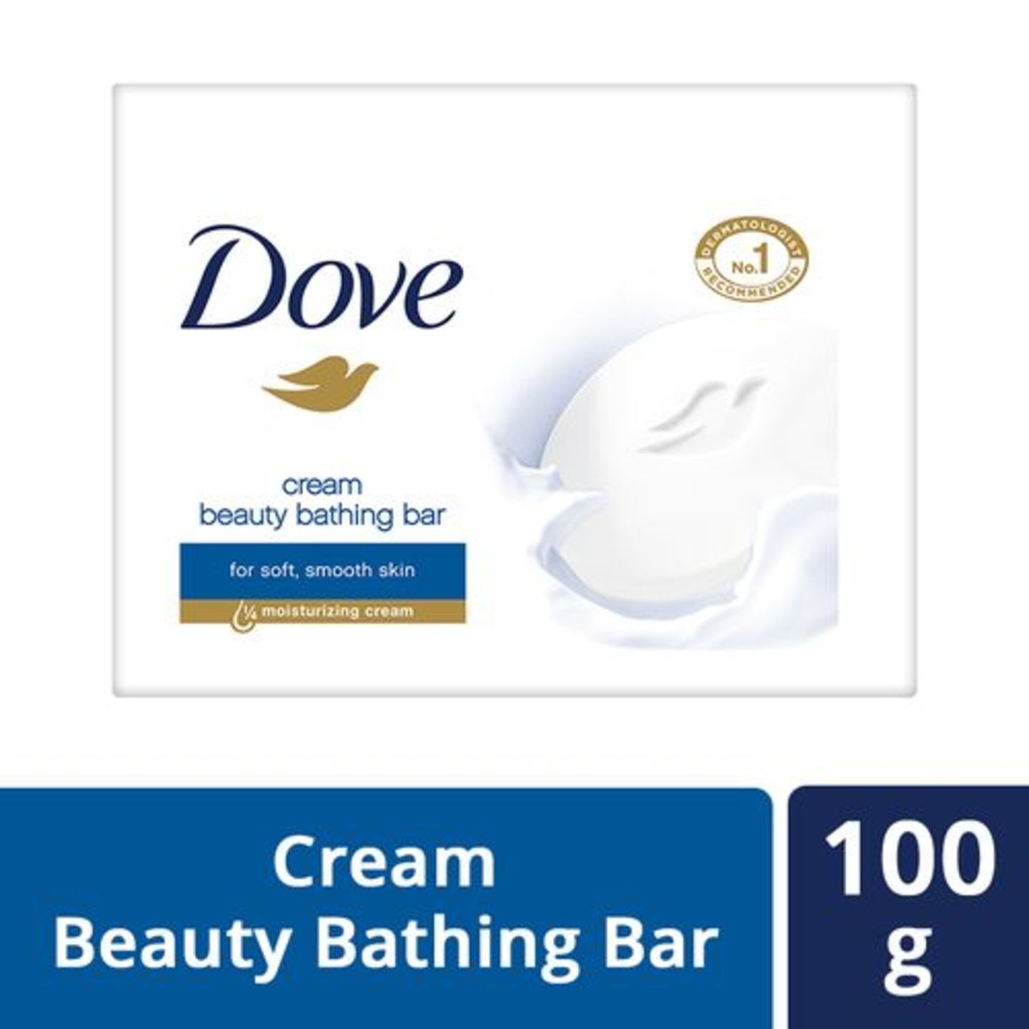Dove Cream Beauty Bathing Bar, 100 g Pack of 3