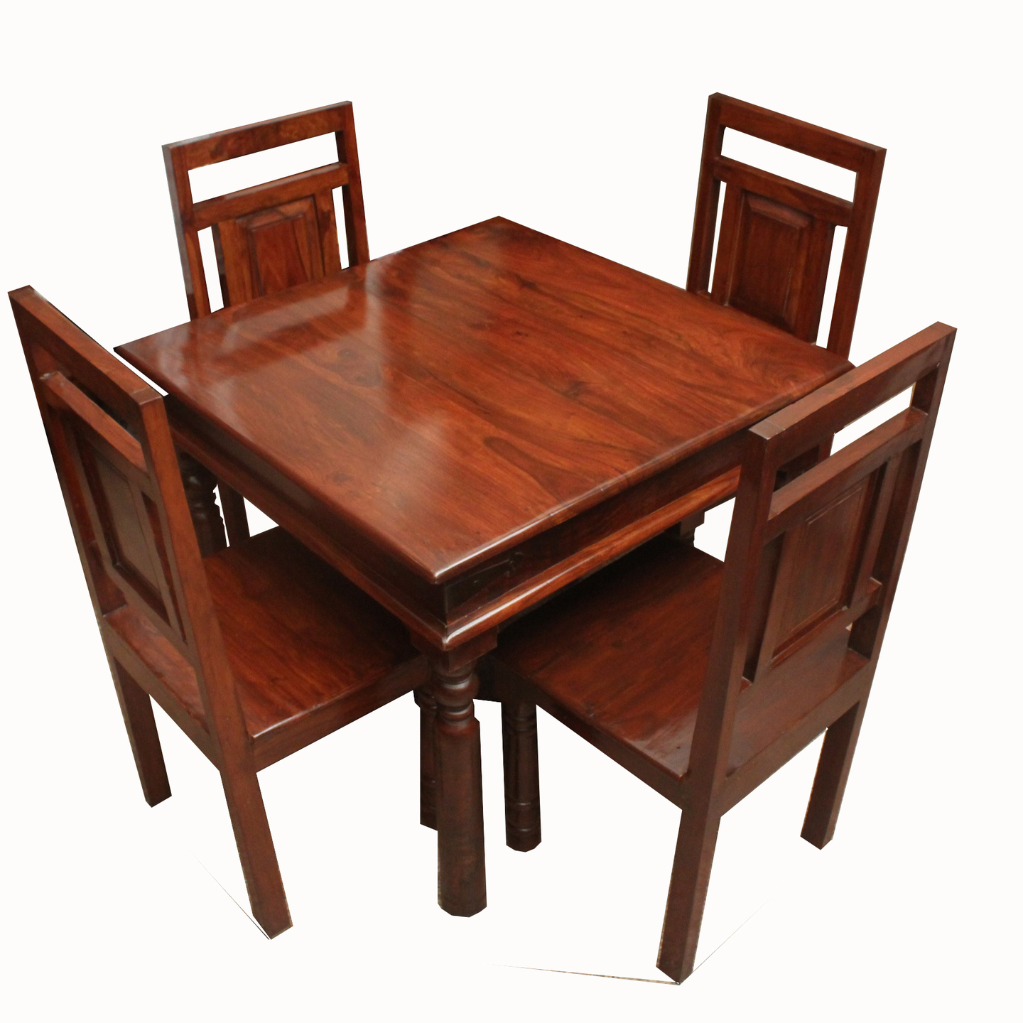 Arabia 4 Seater Dining Table Mahogany Finish