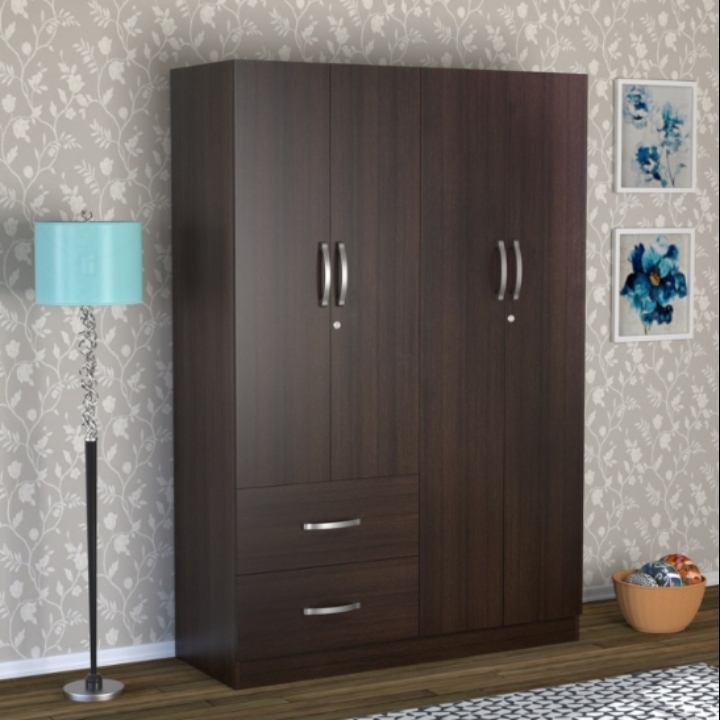 4 Door Wardrobe with 2 drawers