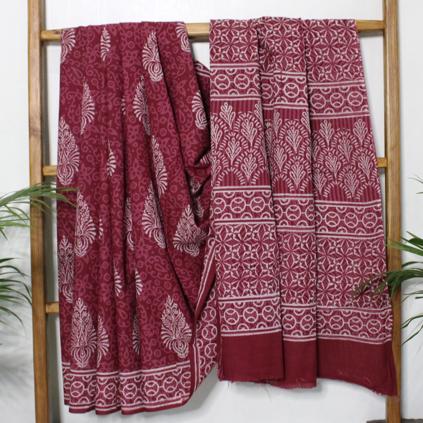 MAGENTA COTTON SAREE