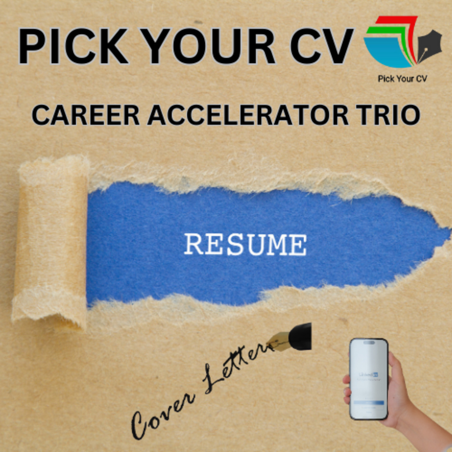 Career Accelerator Trio Resume, LinkedIn Profile, and Cover Letter Combo for 0-5 Years