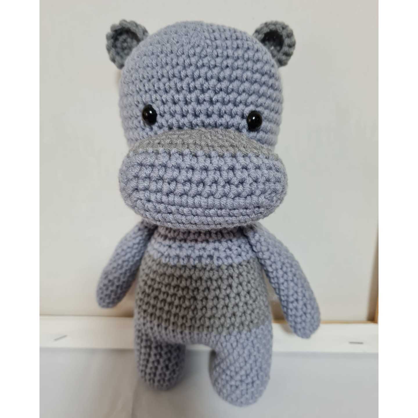 Crocheted Hippo