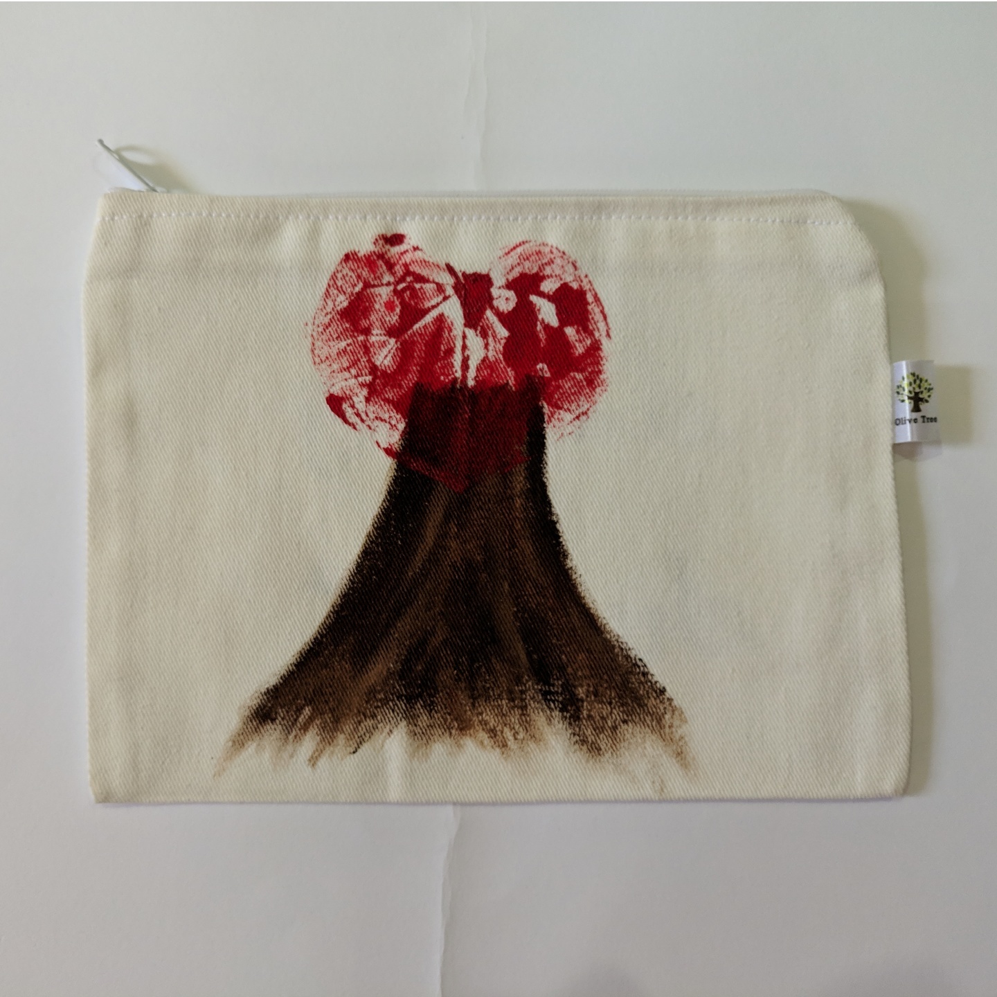 Gladiolus Zipper Pouch M, Strong Support Volcano