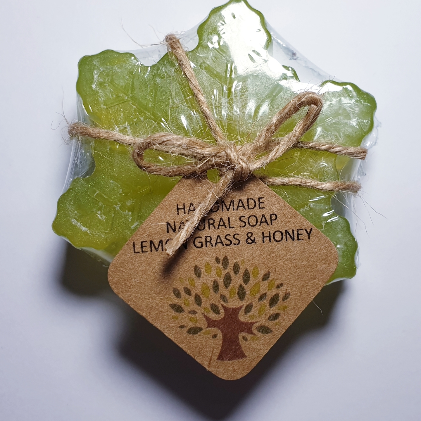 Handmade Natural Soap Snowflakes, Lemon Grass