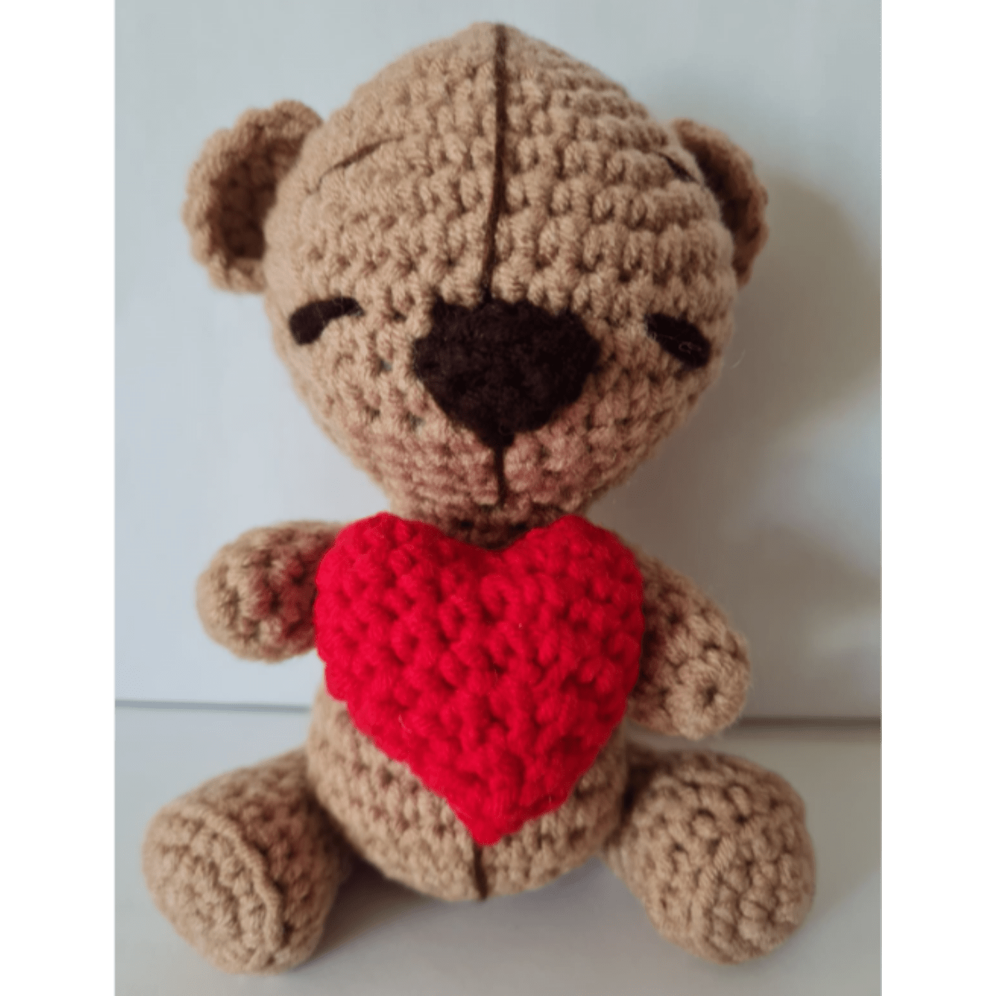 Bear with Heart (Brown)