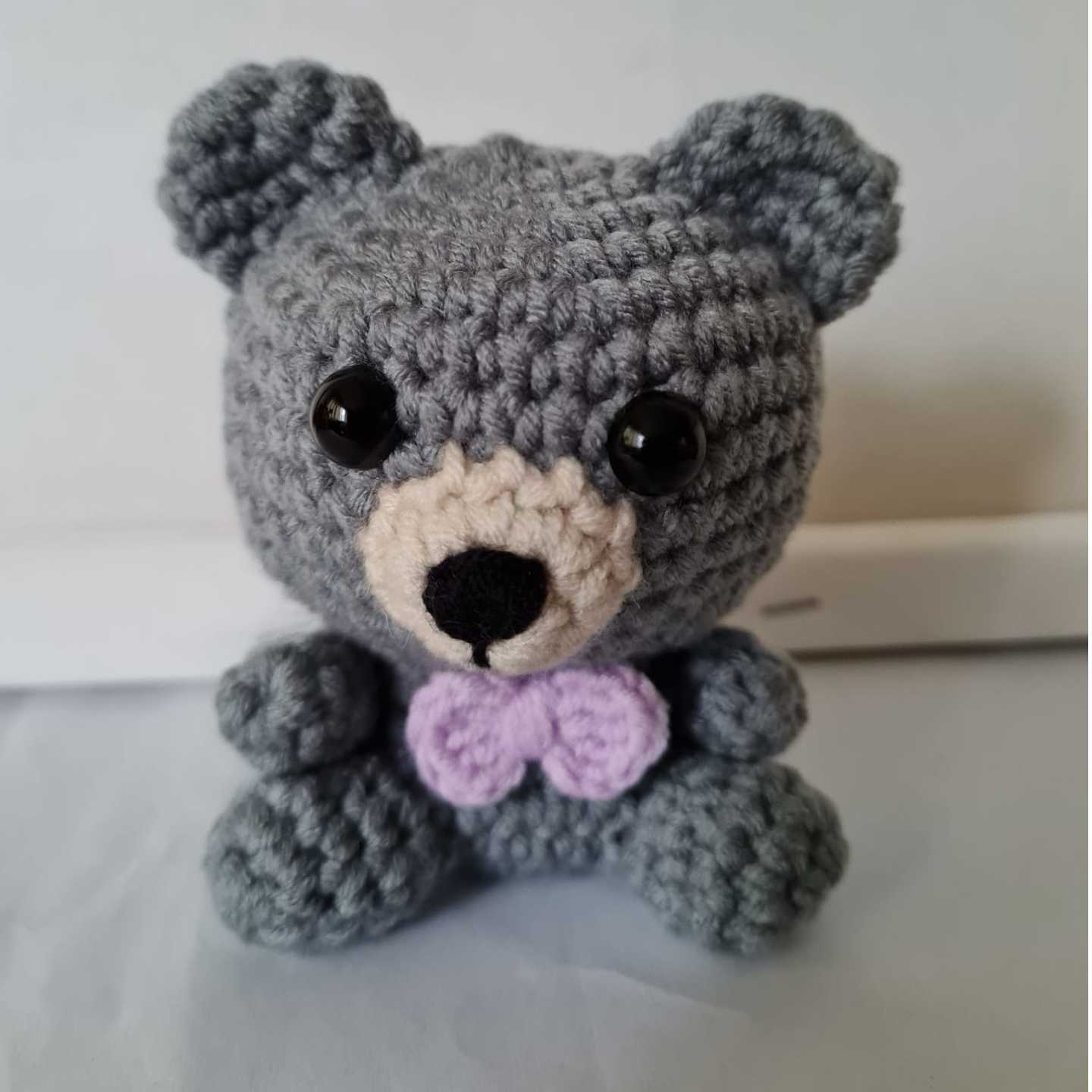 Crocheted Black Bear