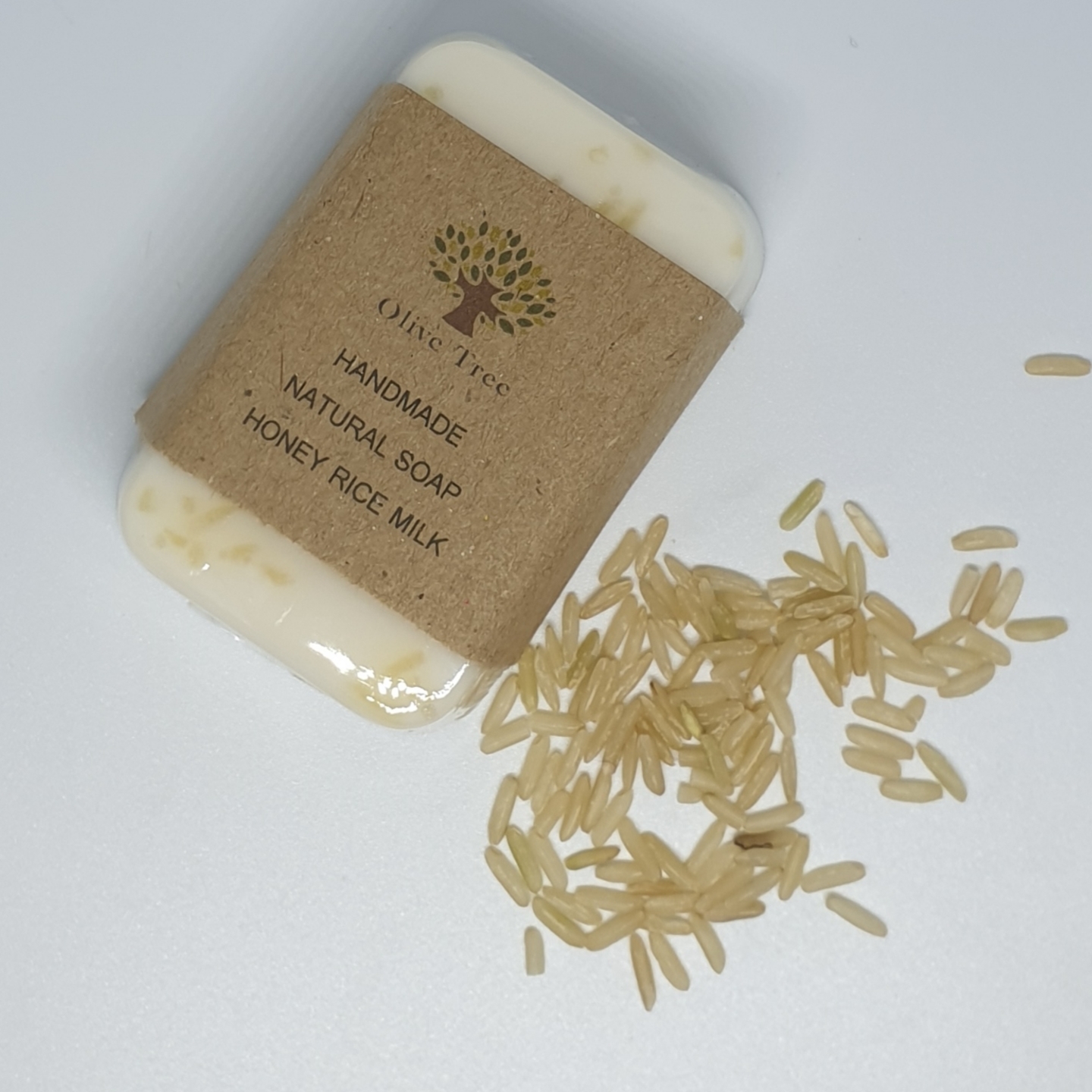 Olive Tree Handmade Natural Soap-Honey & Rice Milk