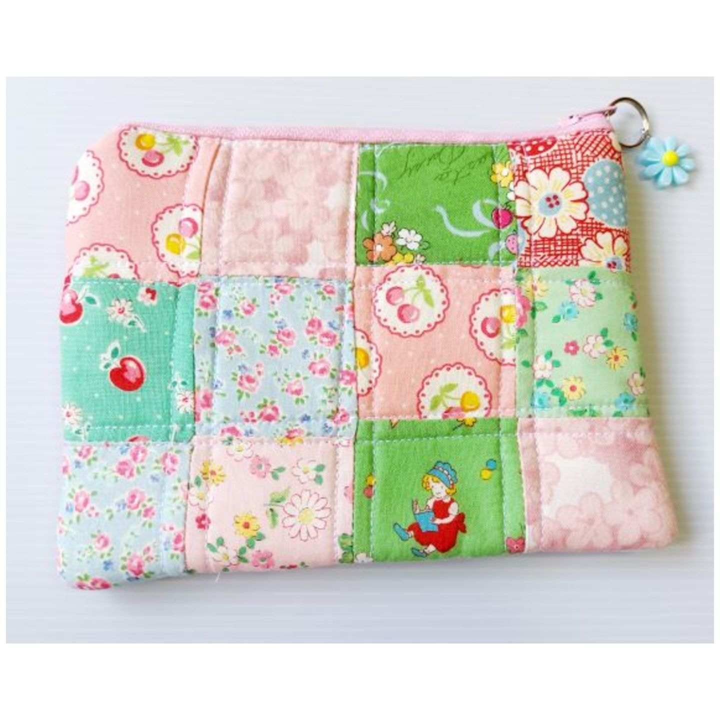Patchwork Zipper Pouch
