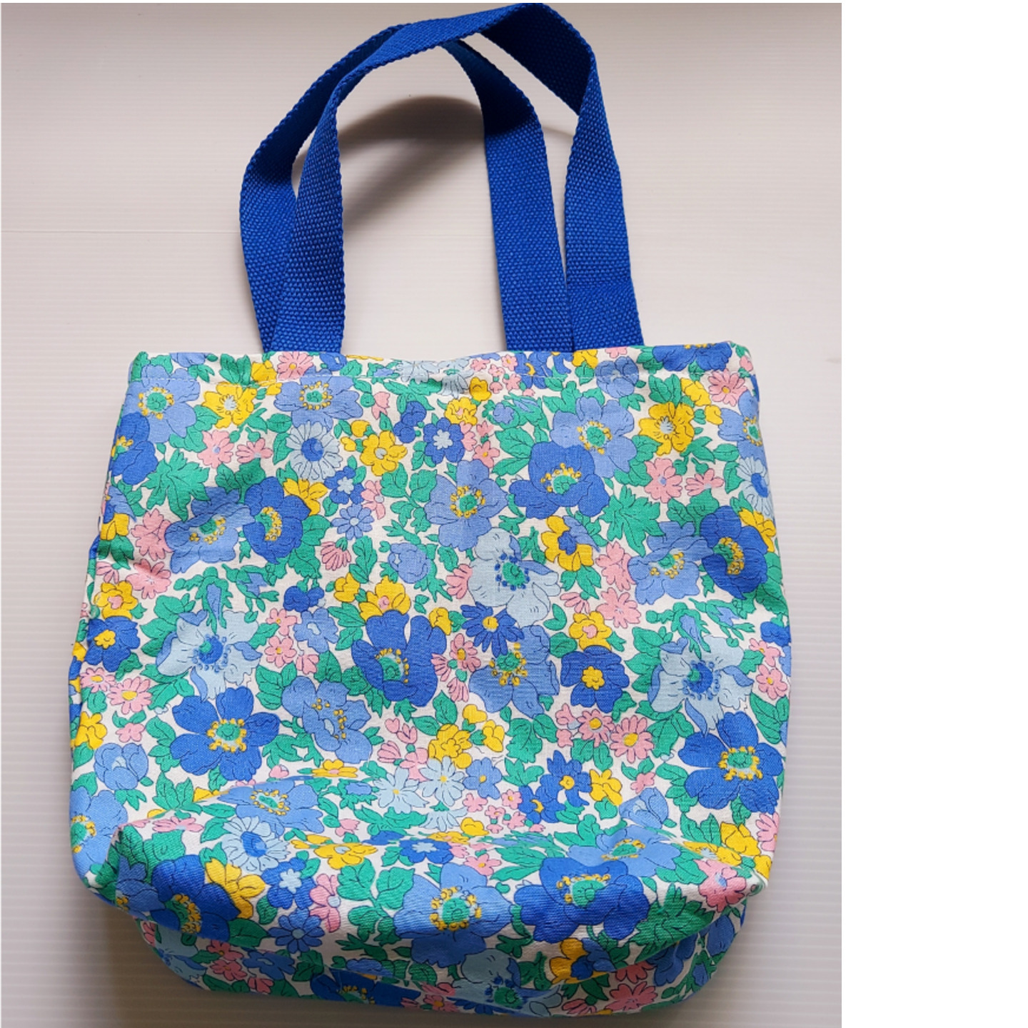 Tote Bag S (Floral Light Blue)