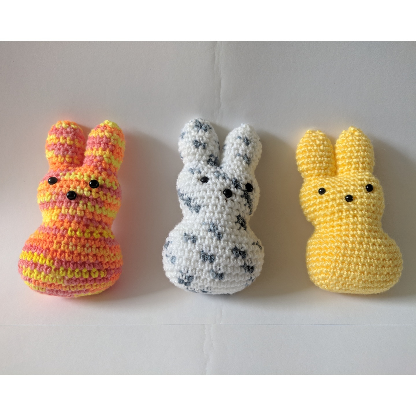 Assorted Crocheted Bunnies, Small